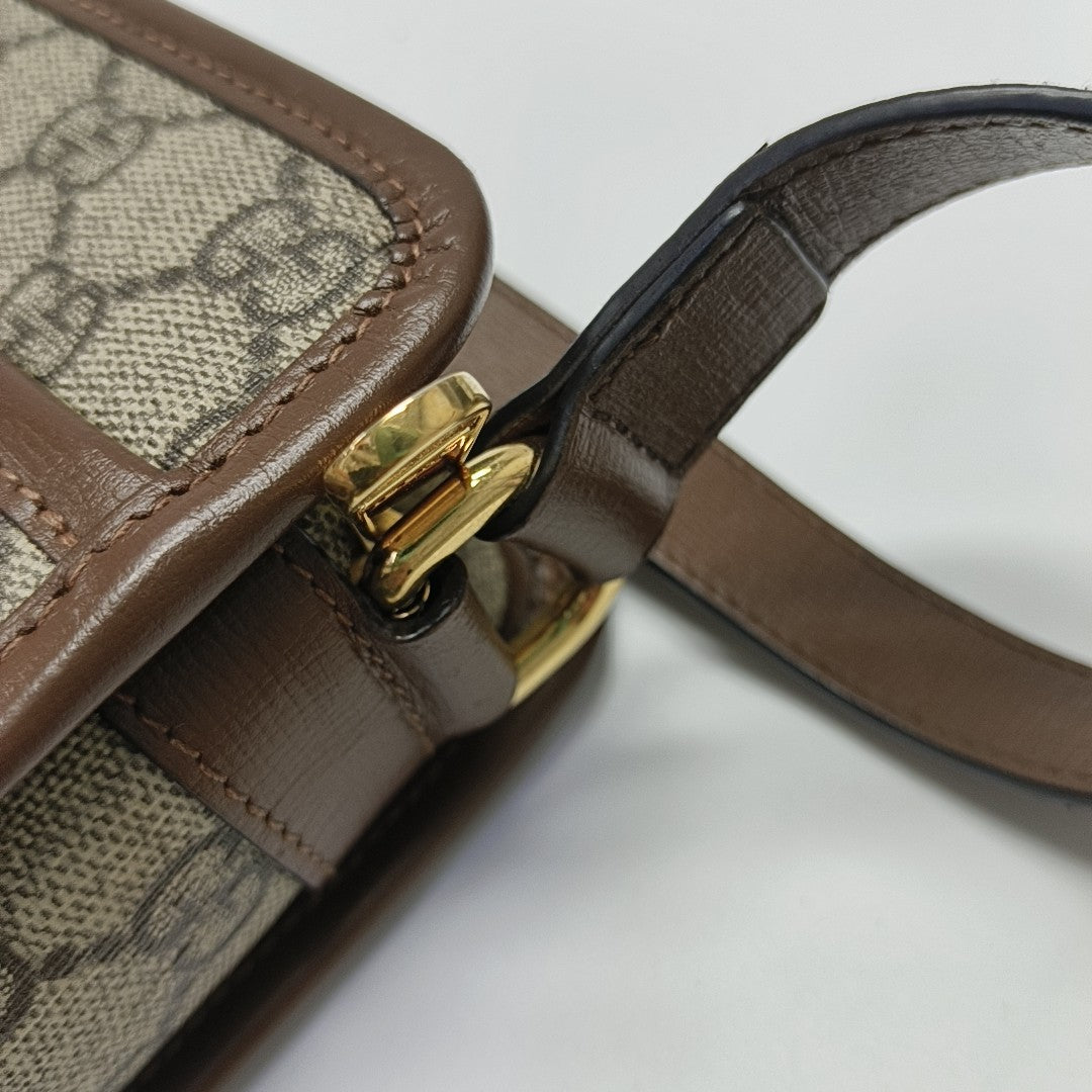 Bree Monogram Coated Canvas Beige