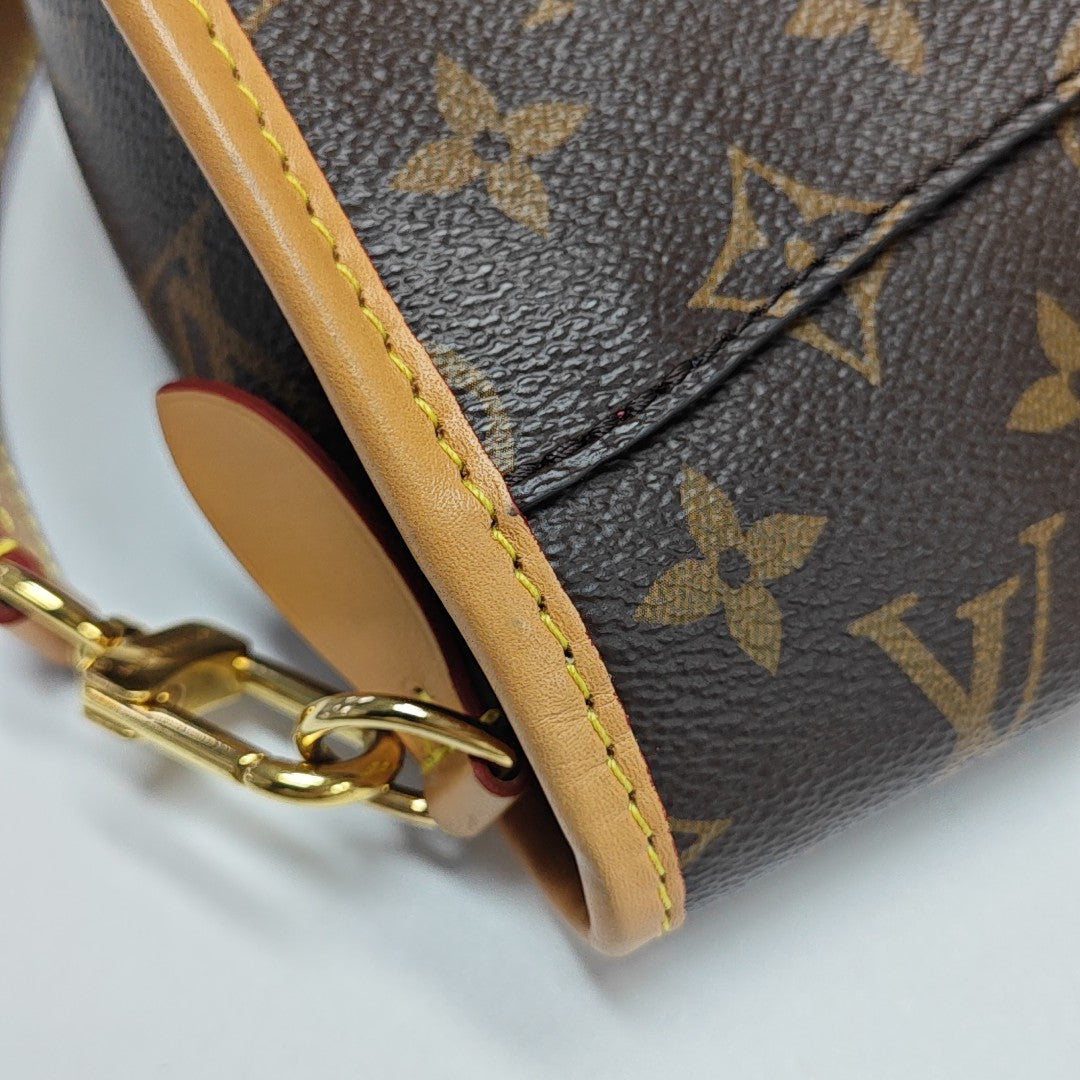 DIANE Monogram Coated Canvas Brown