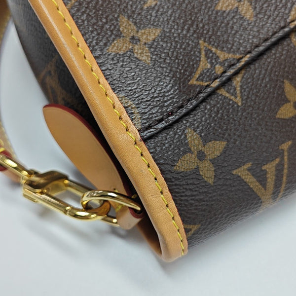 DIANE Monogram Coated Canvas Brown