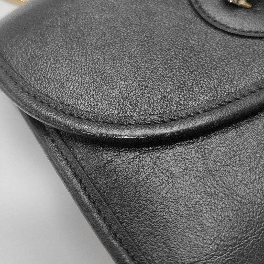 Rajah Small Calfskin Black