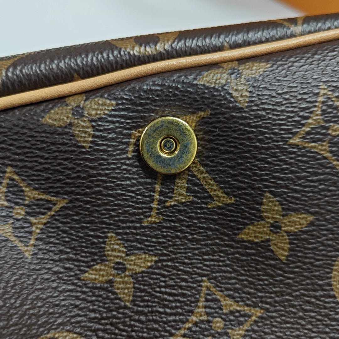 DIANE Monogram Coated Canvas Brown