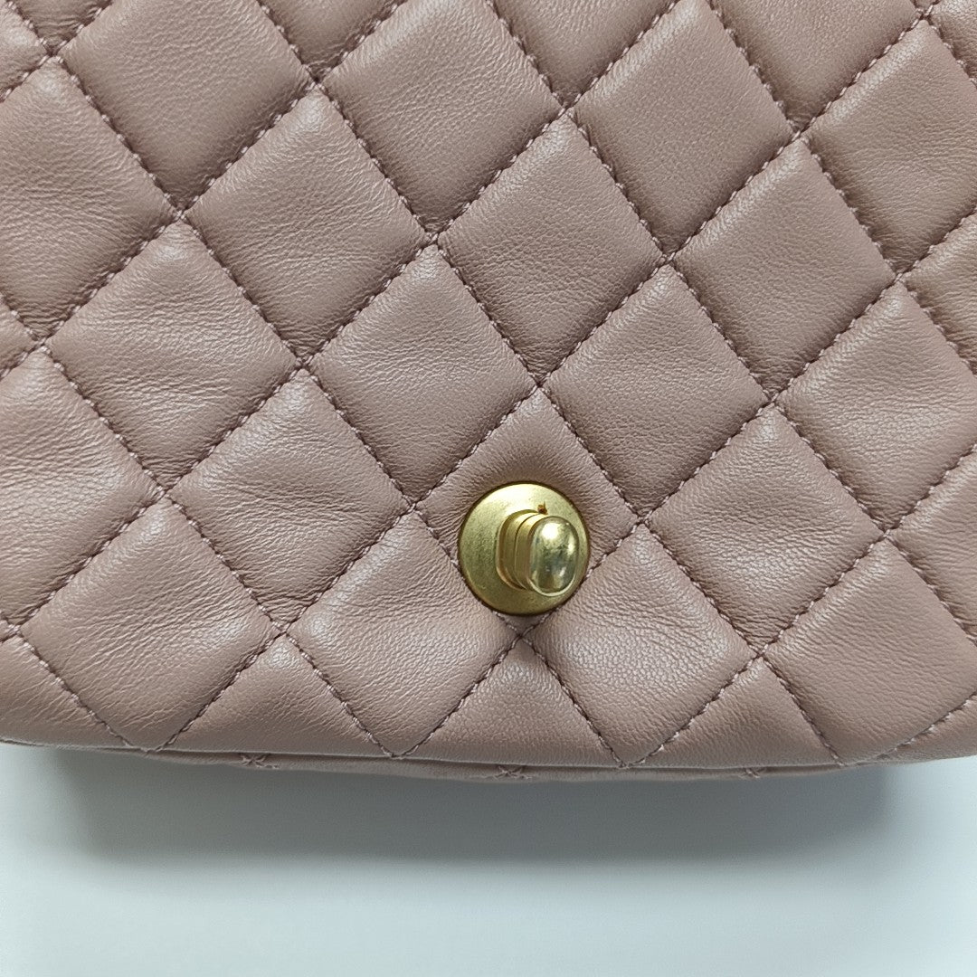 CLASSIC FLAP Mini Quilted Lambskin Pink