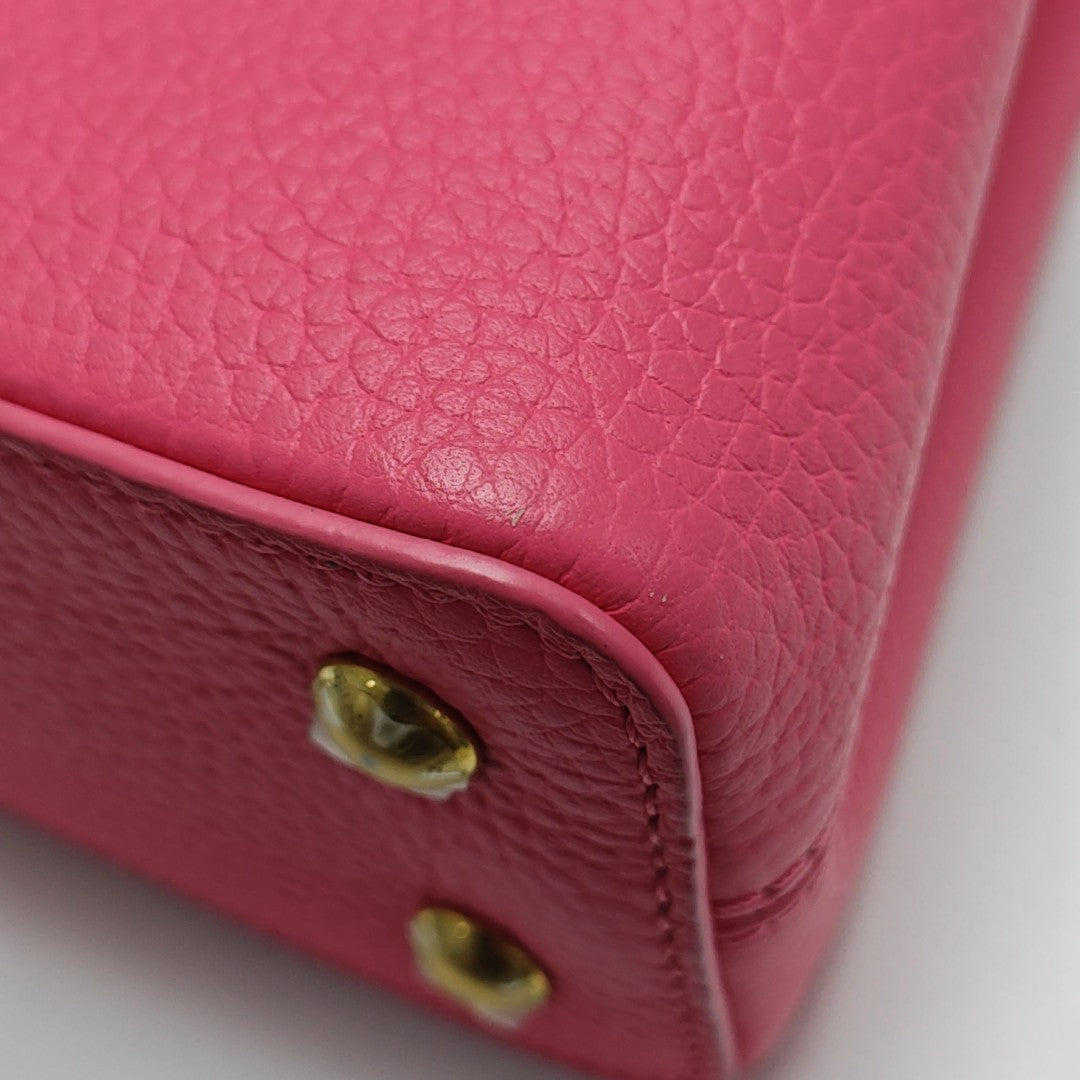 CAPUCINES Mini Calfskin Red