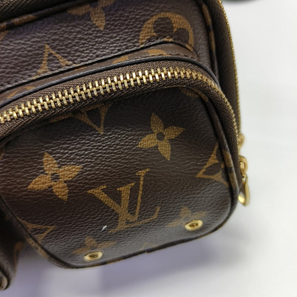 UTILITY Monogram Coated Canvas Brown