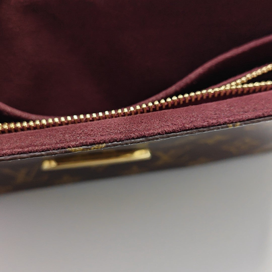 SAINT PLACIDE Monogram Coated Canvas Brown