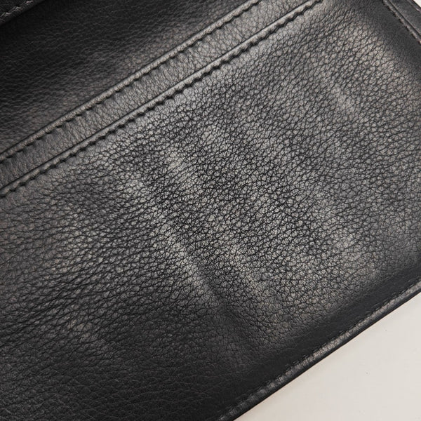 CLASSIC FLAP Mini Quilted Calfskin Black Wallet