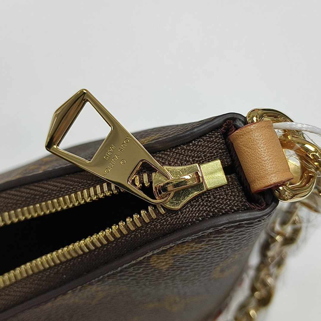 BOULOGNE Nano Monogram Coated Canvas Brown