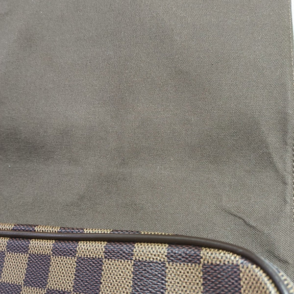 SHELTON MM Damier Ebene Coated Canvas Brown