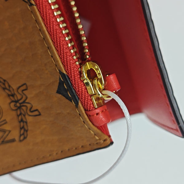 Monogram Coated Canvas Wallet Brown