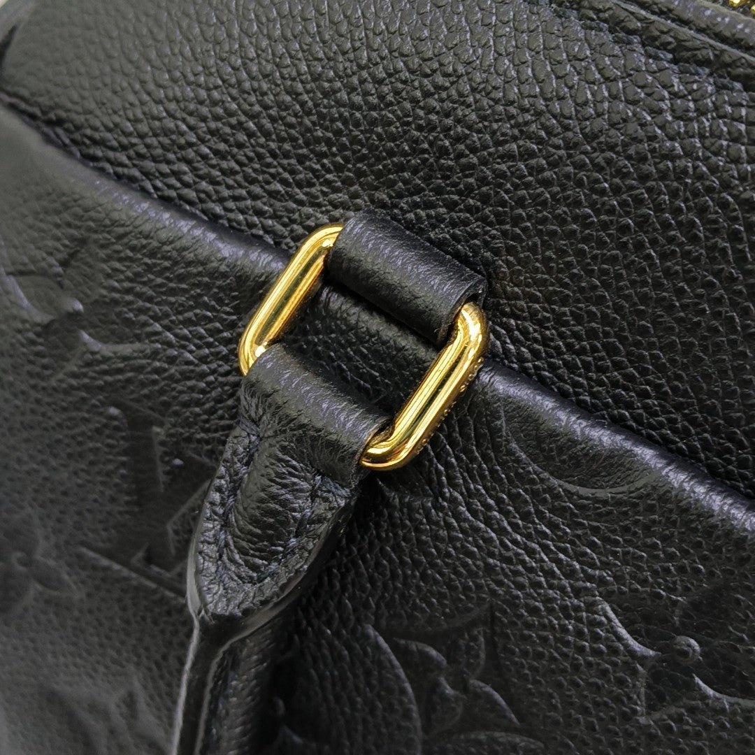 SPEEDY 25 Monogram Calfskin Black