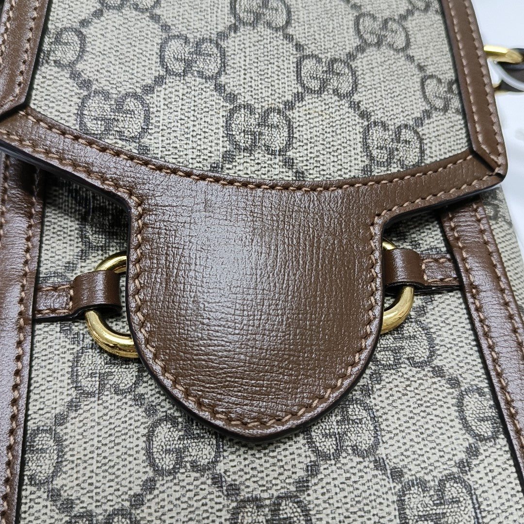 Horsebit 1955 Mini Coated Canvas Beige