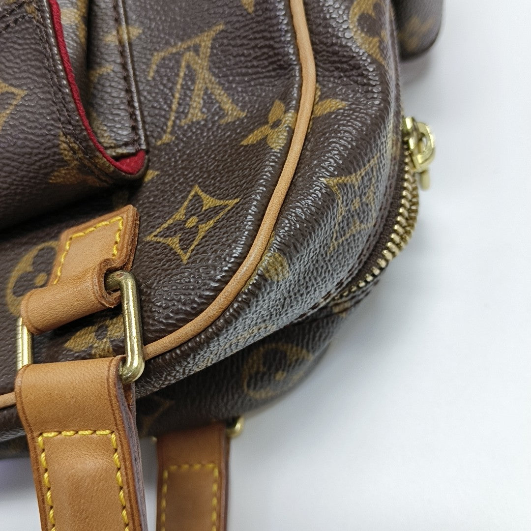 EXCENTRI-CITE Monogram Coated Canvas Brown