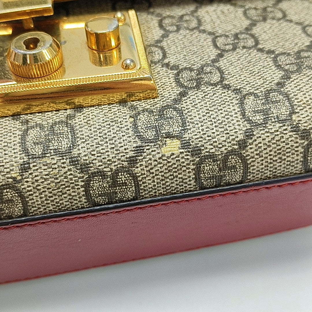 Padlock Small Monogram Coated Canvas Multicolor
