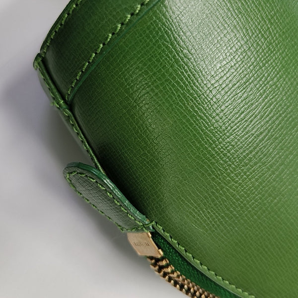 Calfskin Top Handle Bag Green