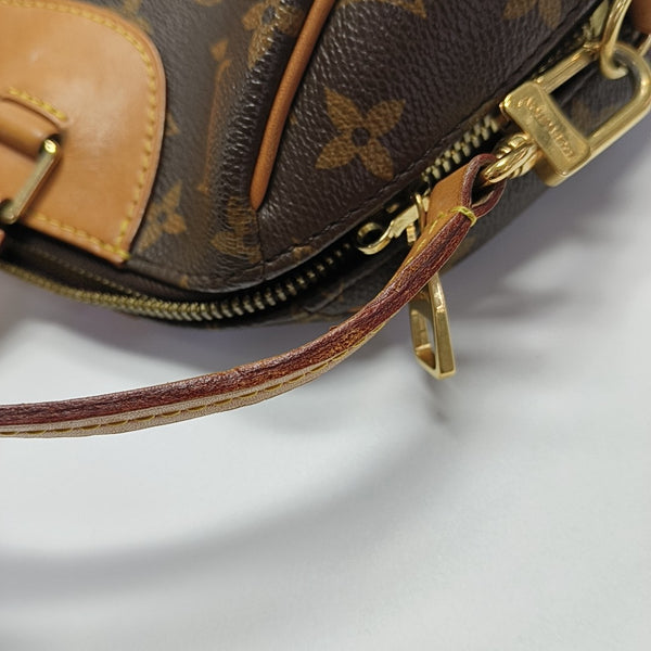 RETIRO NM Monogram Coated Canvas Brown