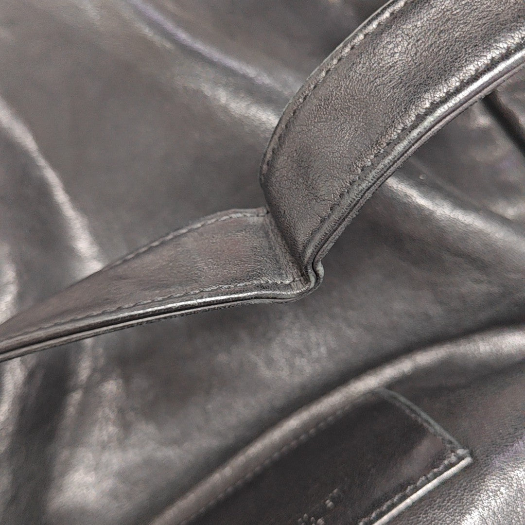 Calfskin Backpack Black