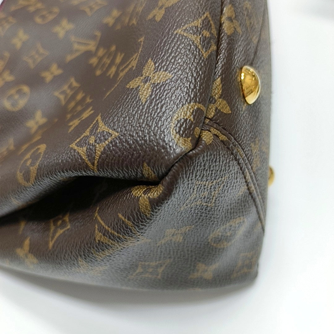 PALLAS Monogram Coated Canvas Brown