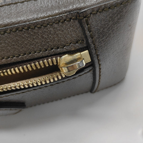 Ophidia Mini Monogram Coated Canvas Beige