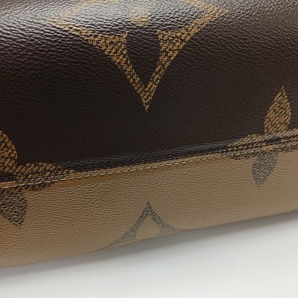 ONTHEGO MM Monogram Coated Canvas Brown