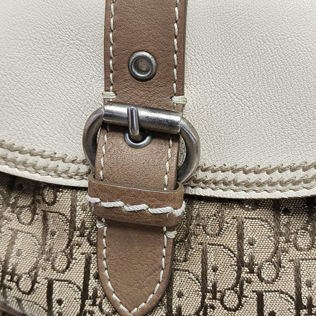 Canvas Top Handle Bag Brown