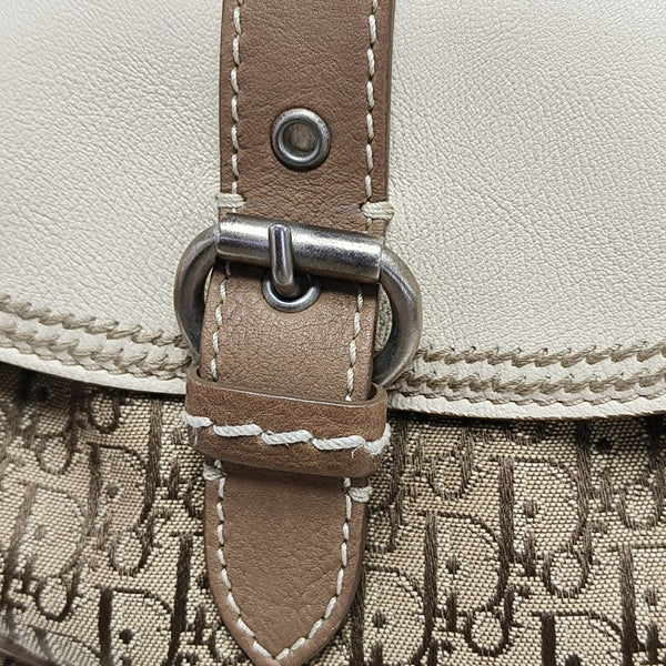 Canvas Top Handle Bag Brown