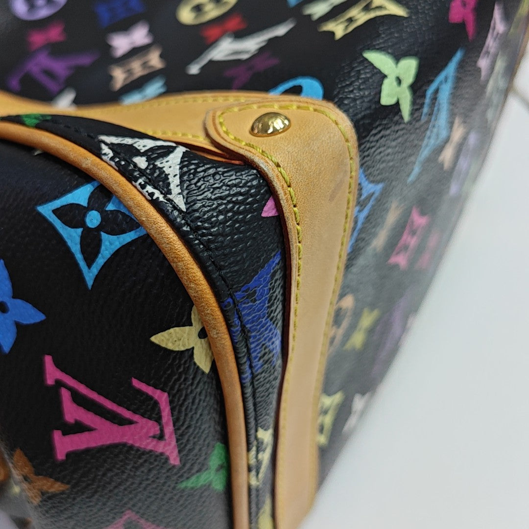 LV × TM PRISCILLA Monogram Coated Canvas Black