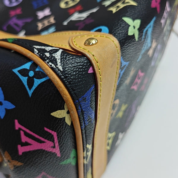 LV × TM PRISCILLA Monogram Coated Canvas Black