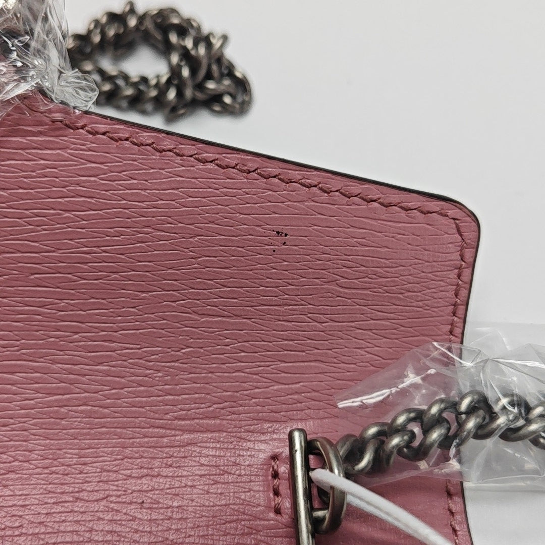 Dionysus Super Mini Monogram Calfskin Pink