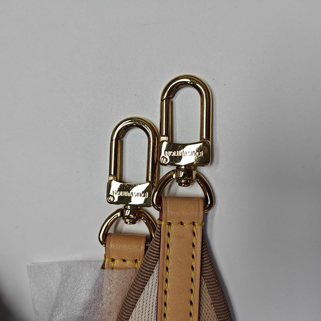 CLUNY PM Monogram Coated Canvas Brown