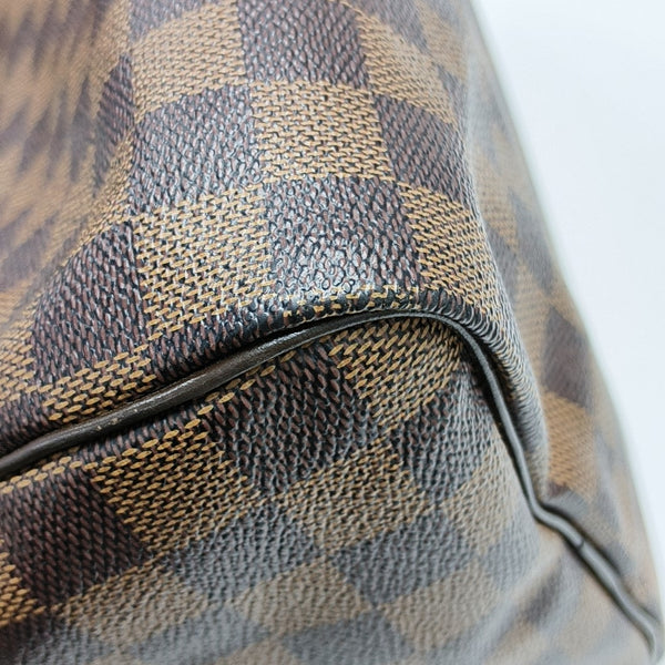 SPEEDY 35 Damier Ebene Coated Canvas Brown