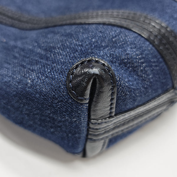 Canvas Shoulder Bag Small Blue