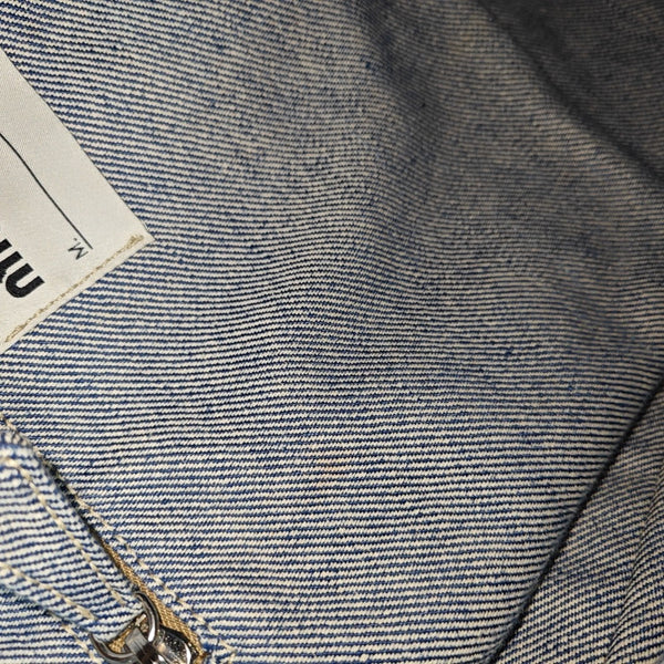 Canvas Top Handle Bag Blue