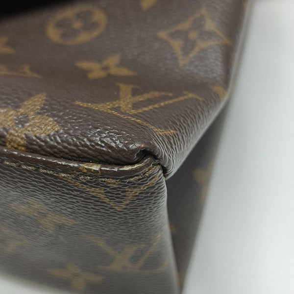 SAINT MICHEL Monogram Coated Canvas Brown