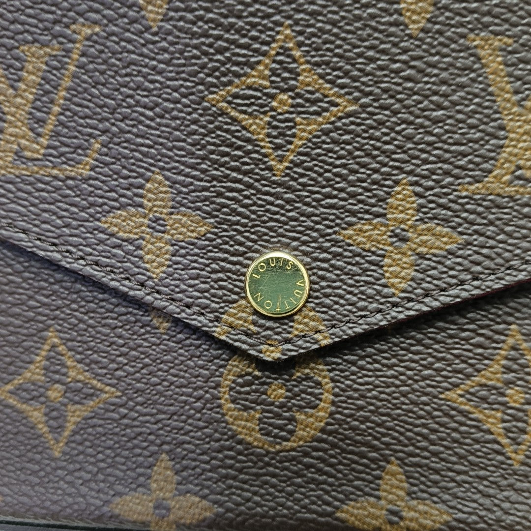 FÉLICIE Monogram Coated Canvas Brown
