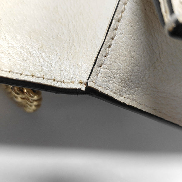 Authenticated pre-owned  Padlock Small Calfskin White - Shoulder Bag at Looply