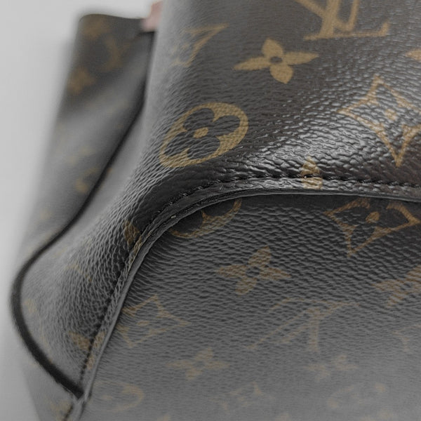 NÉONOÉ MM Monogram Coated Canvas Brown