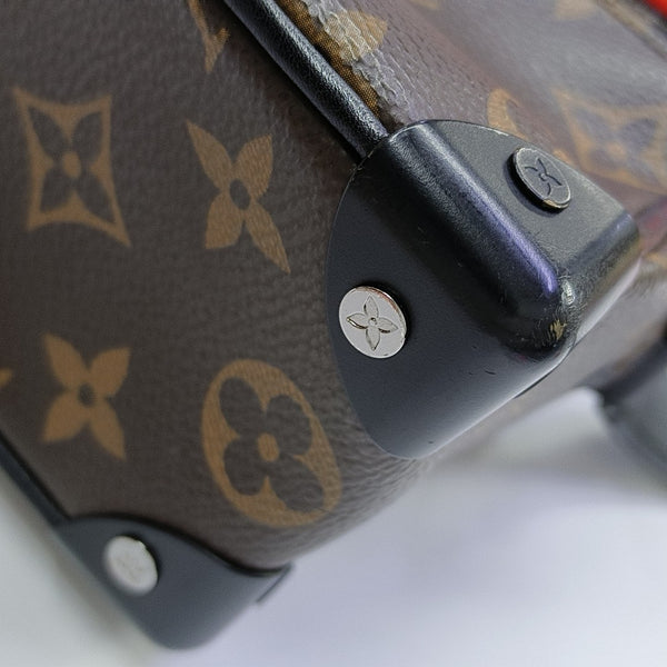 SOFT TRUNK Mini Monogram Coated Canvas Brown
