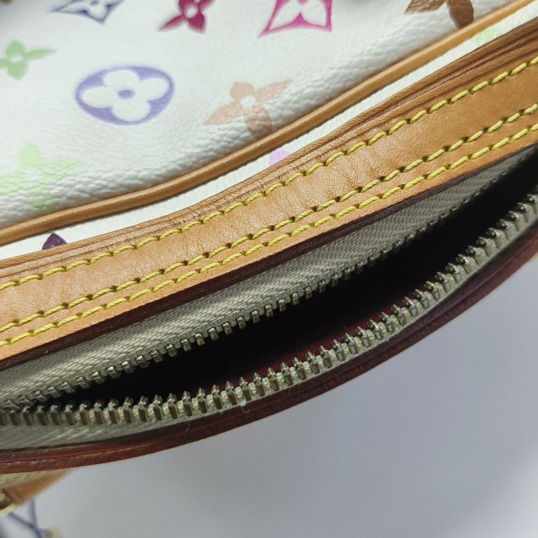 LV × TM PRISCILLA Monogram Coated Canvas White