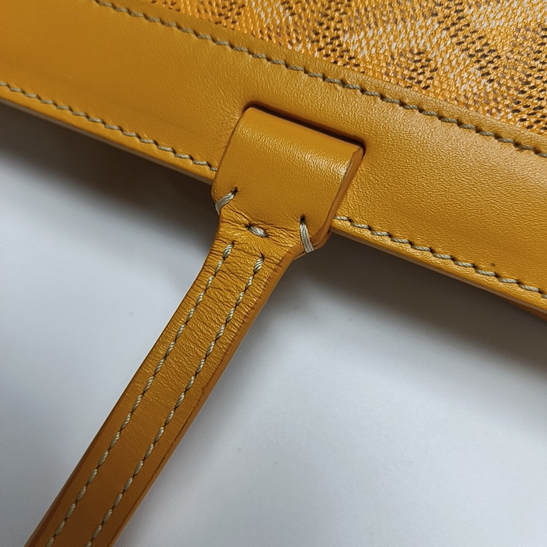 Bellechasse Biaude PM Coated Canvas Yellow