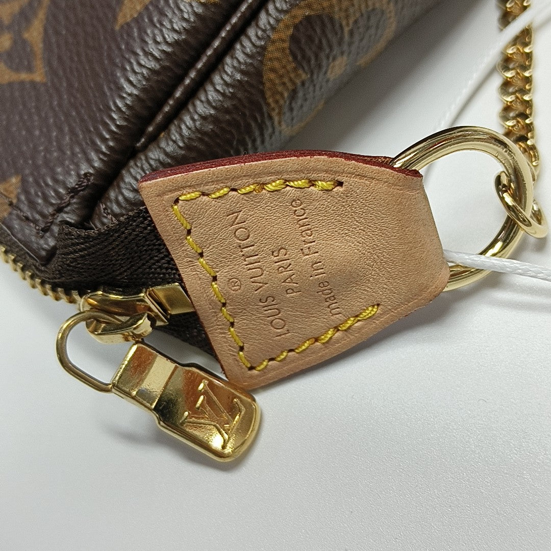 ACCESSOIRES Mini Monogram Coated Canvas Brown