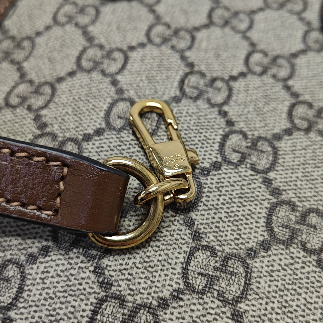 Retro Mini Monogram Coated Canvas Beige