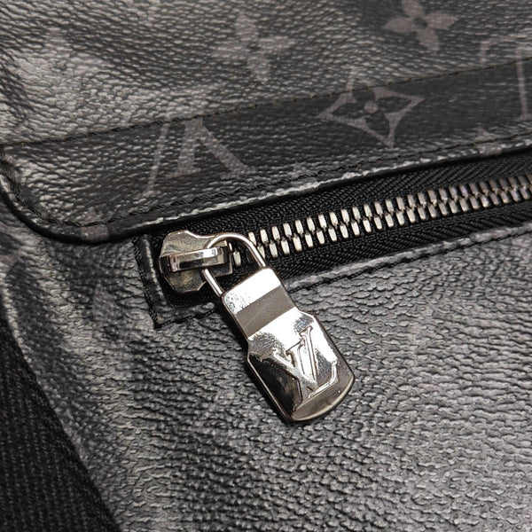 DISTRICT MM Damier Graphite Lona Revestida Negra