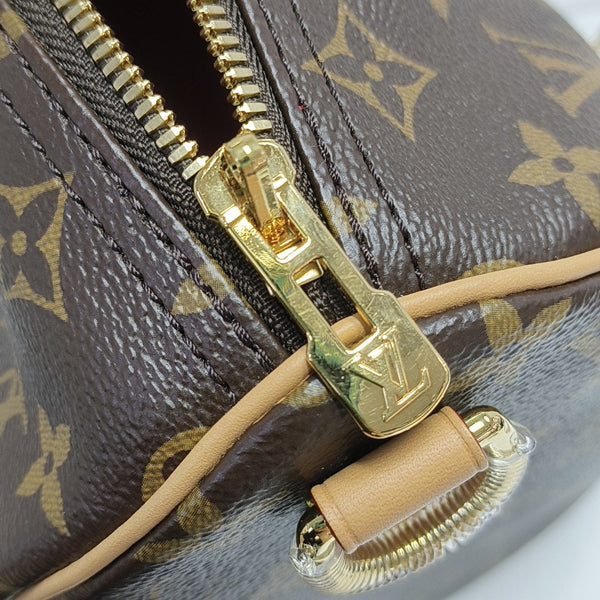 SPEEDY SOFT 30 Monogram Coated Canvas Brown