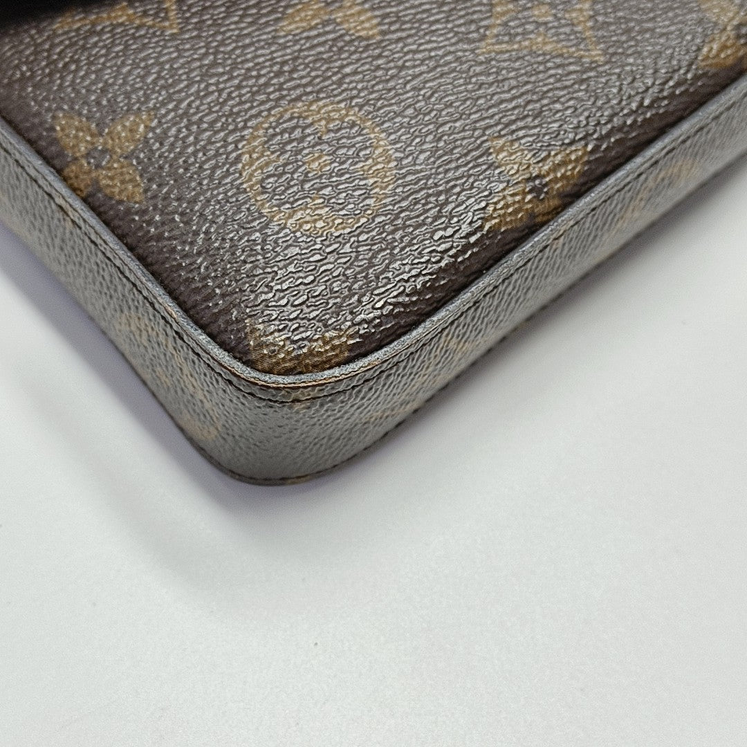 FÉLICIE Monogram Coated Canvas Brown