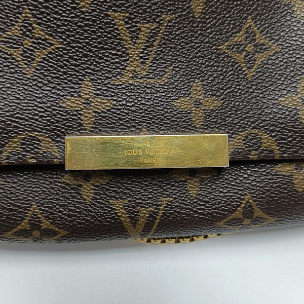 FAVORITE PM Monogram Coated Canvas Brown