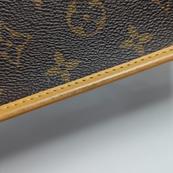DIANE Nano Monogram Coated Canvas Brown