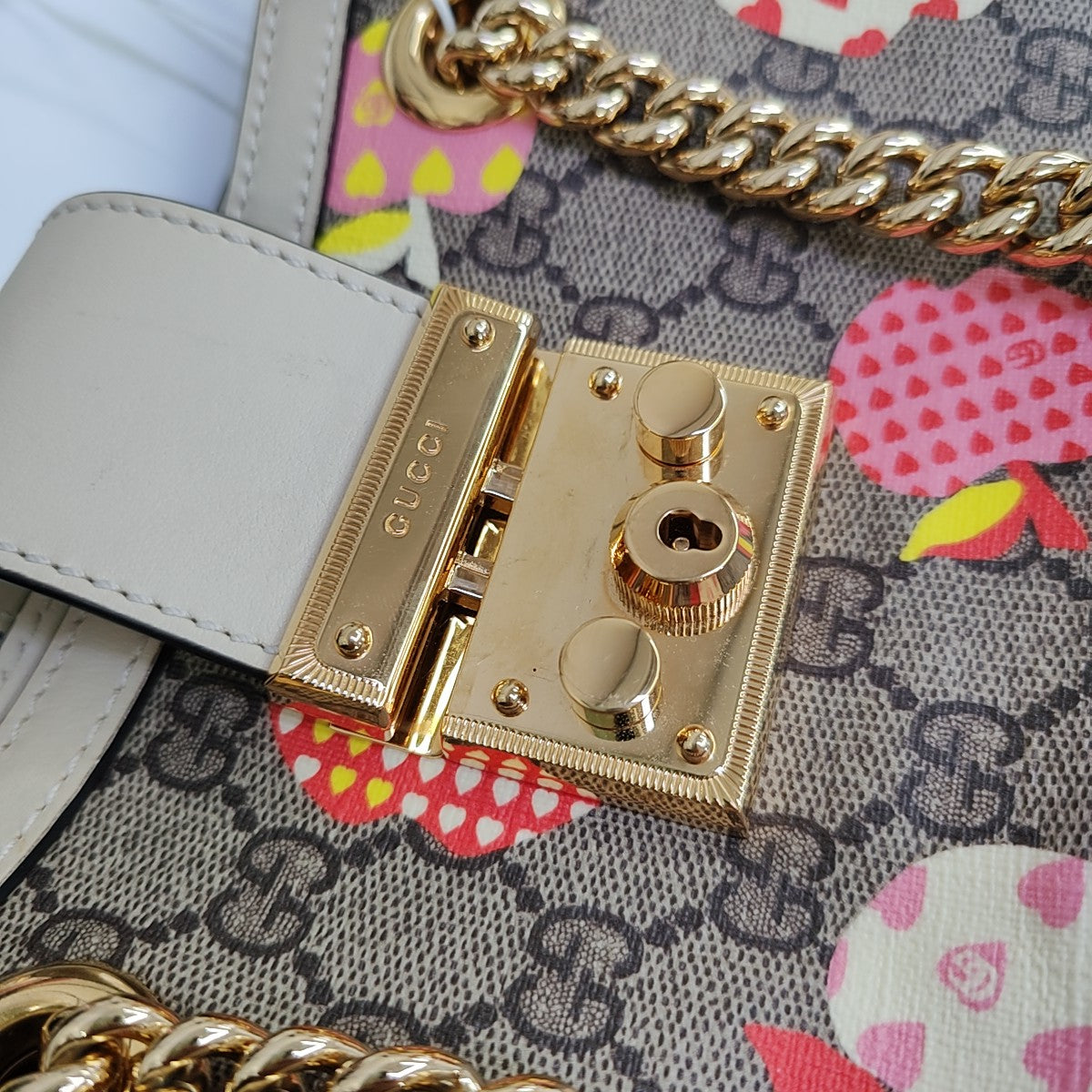 Padlock Small Monogram Coated Canvas Multicolor