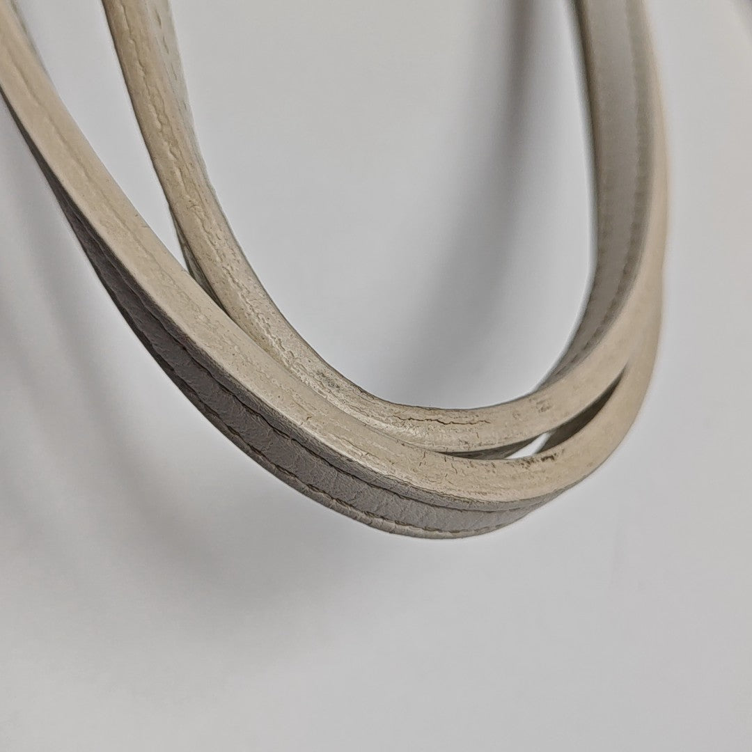 Anjou Mini Coated Canvas White