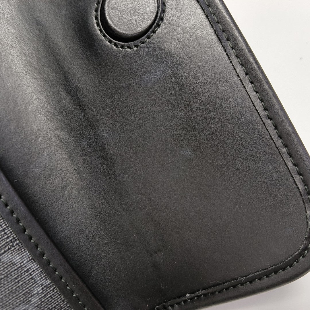 Neo Vintage Monogram Coated Canvas Black