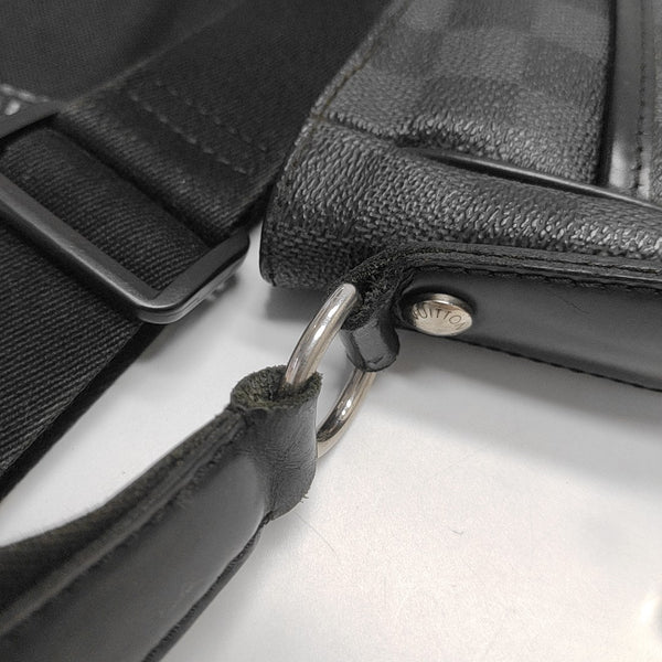 DANIEL Damier Graphite Coated Canvas Gray